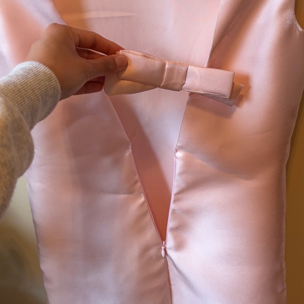 Custom Made Ribbon Dress - Picture 2 of 3